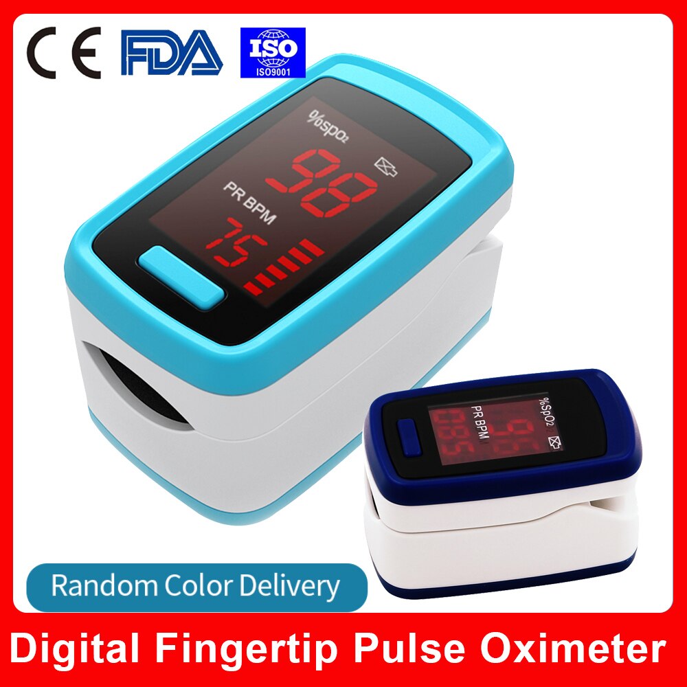 Digital Blood Oxygen Monitor Finger Pulse Oximeter Oxygen Saturation Monitor Fast within 24hours (without Battery)