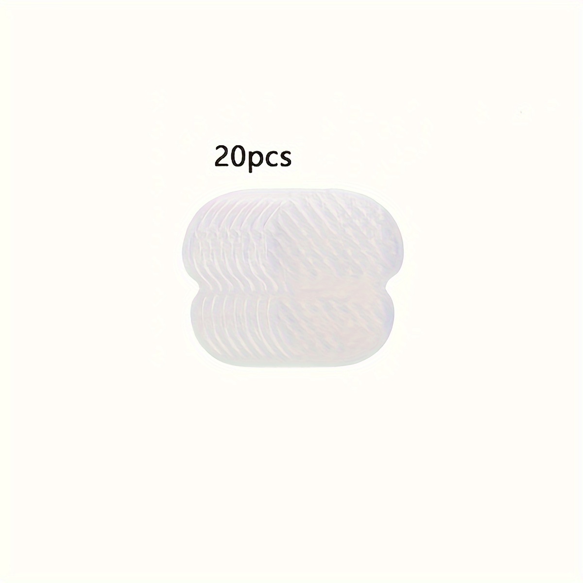 20 piezas/30 uds/50 uds/70 Uds almohadillas para el sudor en las axilas, protectores absorbentes del sudor lavables, escudo de almohadillas de transpiración para vestido: coconut