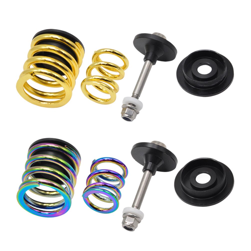 Suspensión de resorte para bicicleta, amortiguador trasero, varilla de tornillo de titanio plegable para Brompton 3Sixty