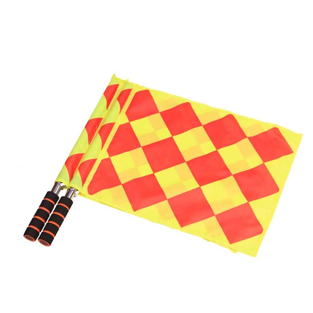 Bandera de árbitro de fútbol, accesorio de tela para partidos de fútbol, Linesman, banderines de fútbol, 1 ud.