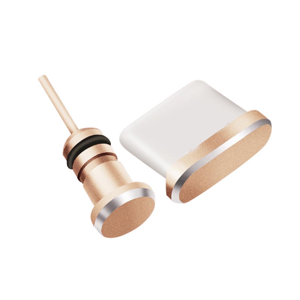 2 unids/set USB polvo enchufe Kit de carga tipo-C puerto de auriculares Jack polvo reemplazo para Xiaomi Huawei Samsung Dust Plug: NO.4