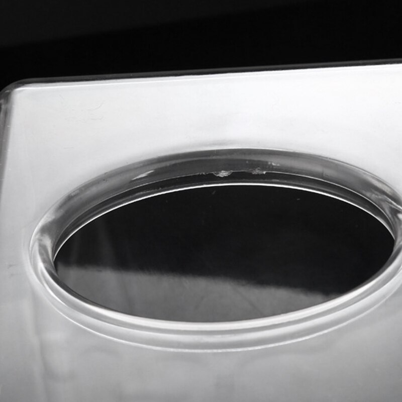 Square Tissue Box Cover Tissues Paper Holder for Bathroom Tissue Box Plastic Toilet Paper Holder Box Layer Napkin Dispenser Orga