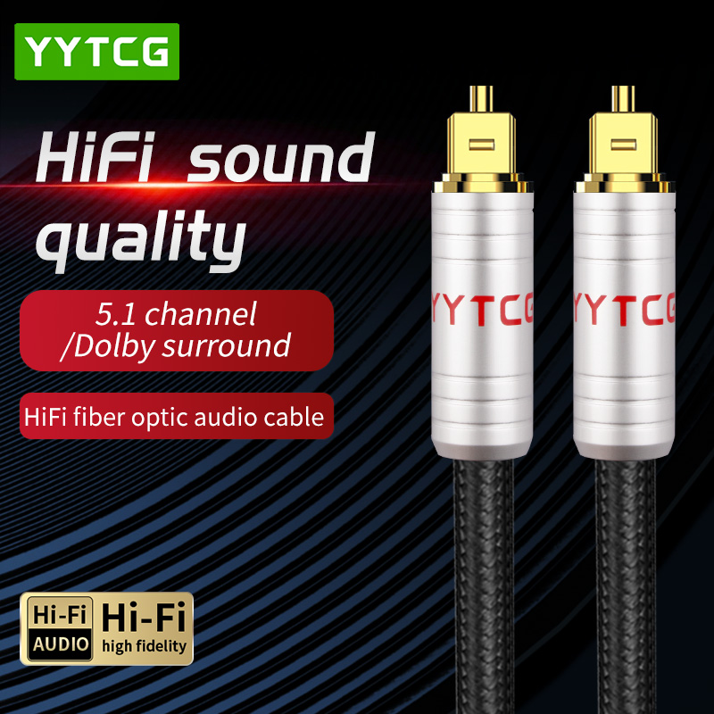 High-End Digitale Optische Vezel Audiokabel SPDIF Uitgang Luidspreker Eindversterker TV Projector Aansluitkabel voor Hi-Fi Audio