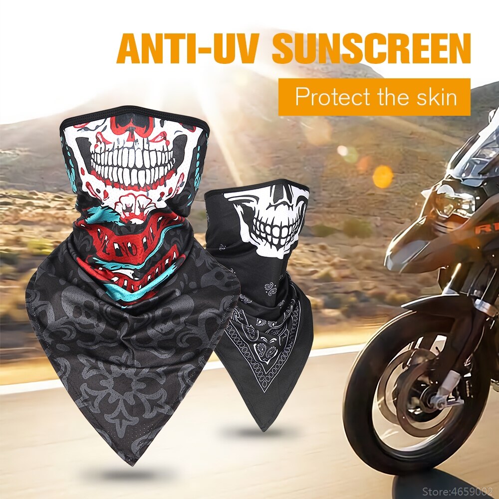 Motorrad Gesicht Maske Motorrad Gesicht Schild Sturmhaube Atmungsaktive Multifunktions Moto Halb Maske Schnell Trocknend Motor- Sjaal Anti-Uv