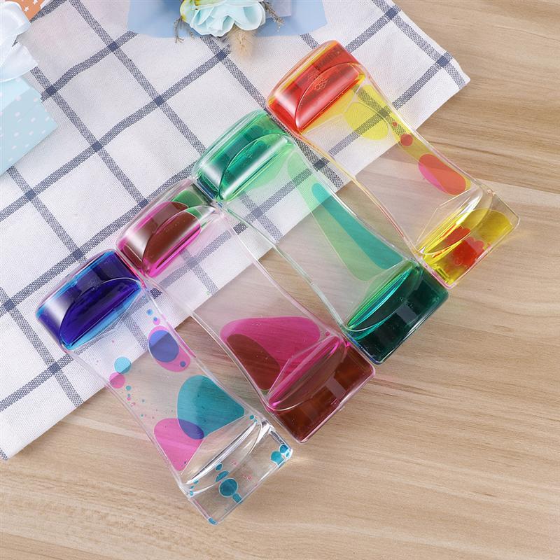 Slanke Taille Vloeistof Motion Waskolf Timer Bureau Twee-Kleur Action Vloeibare Timer