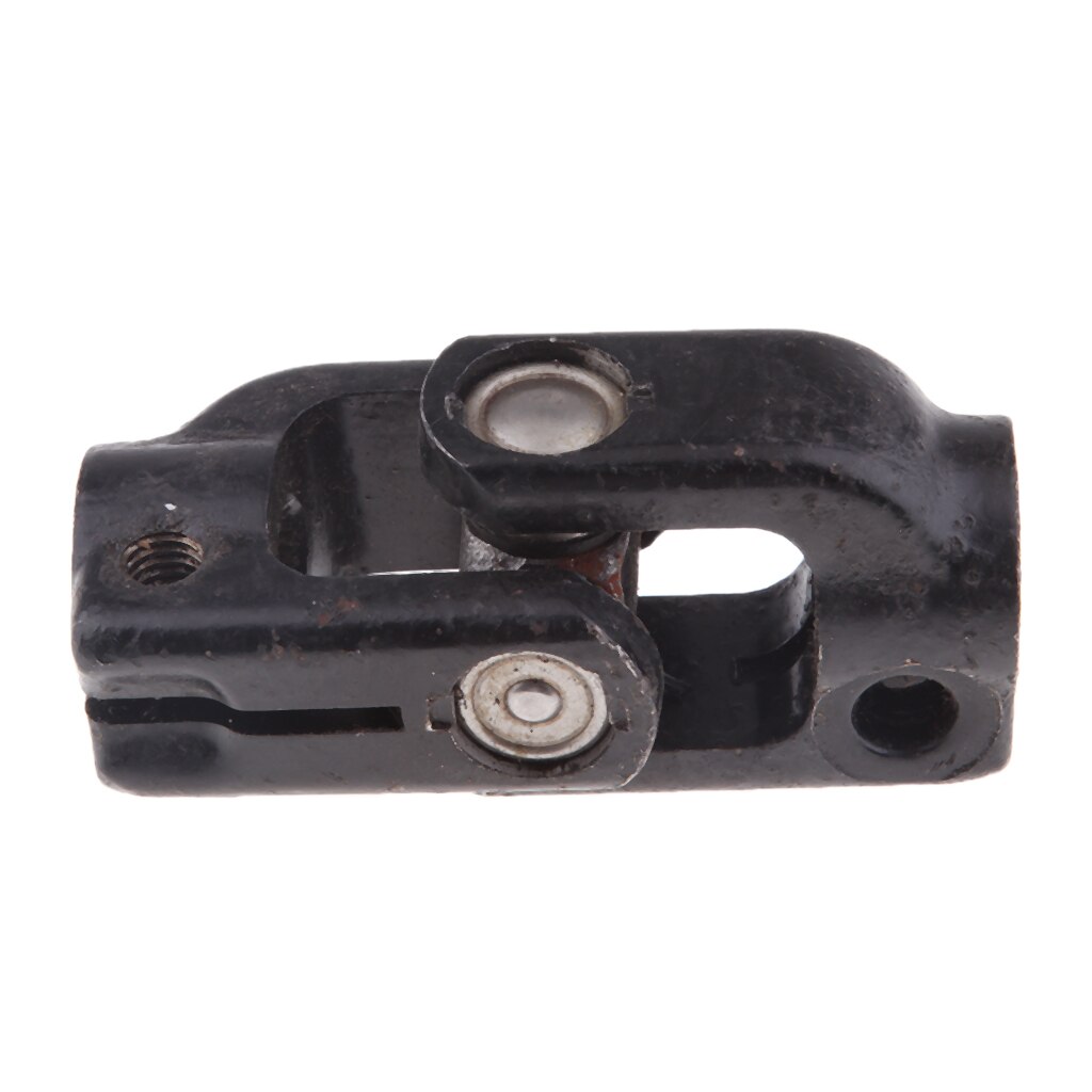Black Universal Steering Shaft U Joint Coupler Lower for Motorcycle Motorbike ATV