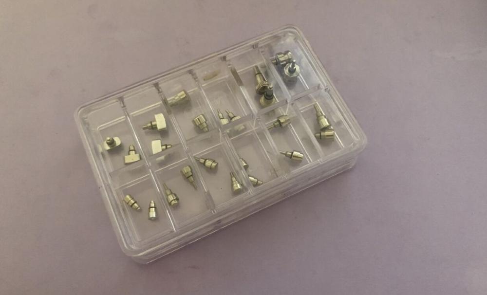 1 Set Roestvrijstalen Horloge Waterdicht Zilver Pusher Voor Horloge Reparatie