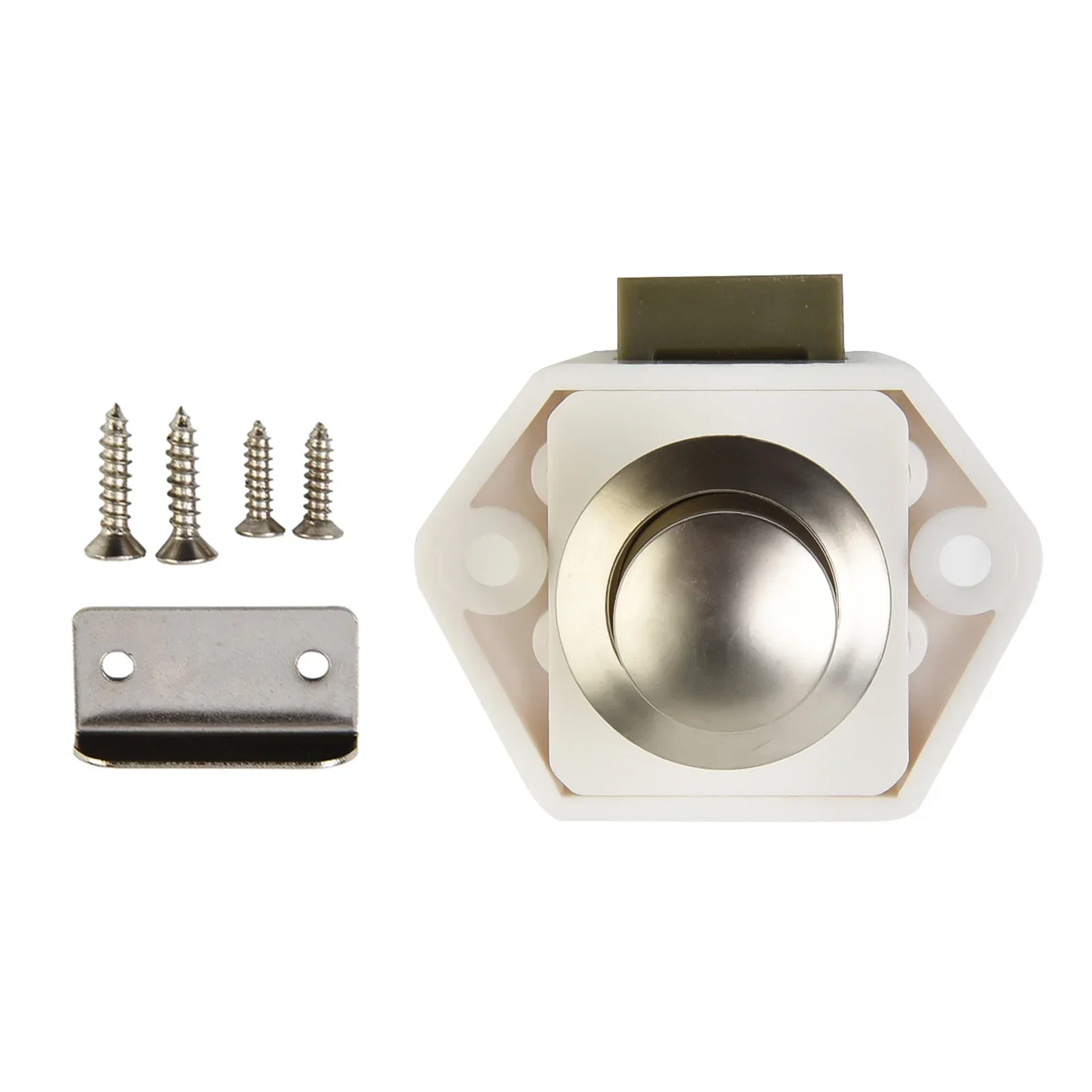 Allgood Diameter 20Mm Camper Auto Push Lock Rv Caravan Boot Motor Home Kast Lade Knop Sloten Meubels Deurslot Hard: Grijsachtig Bruin