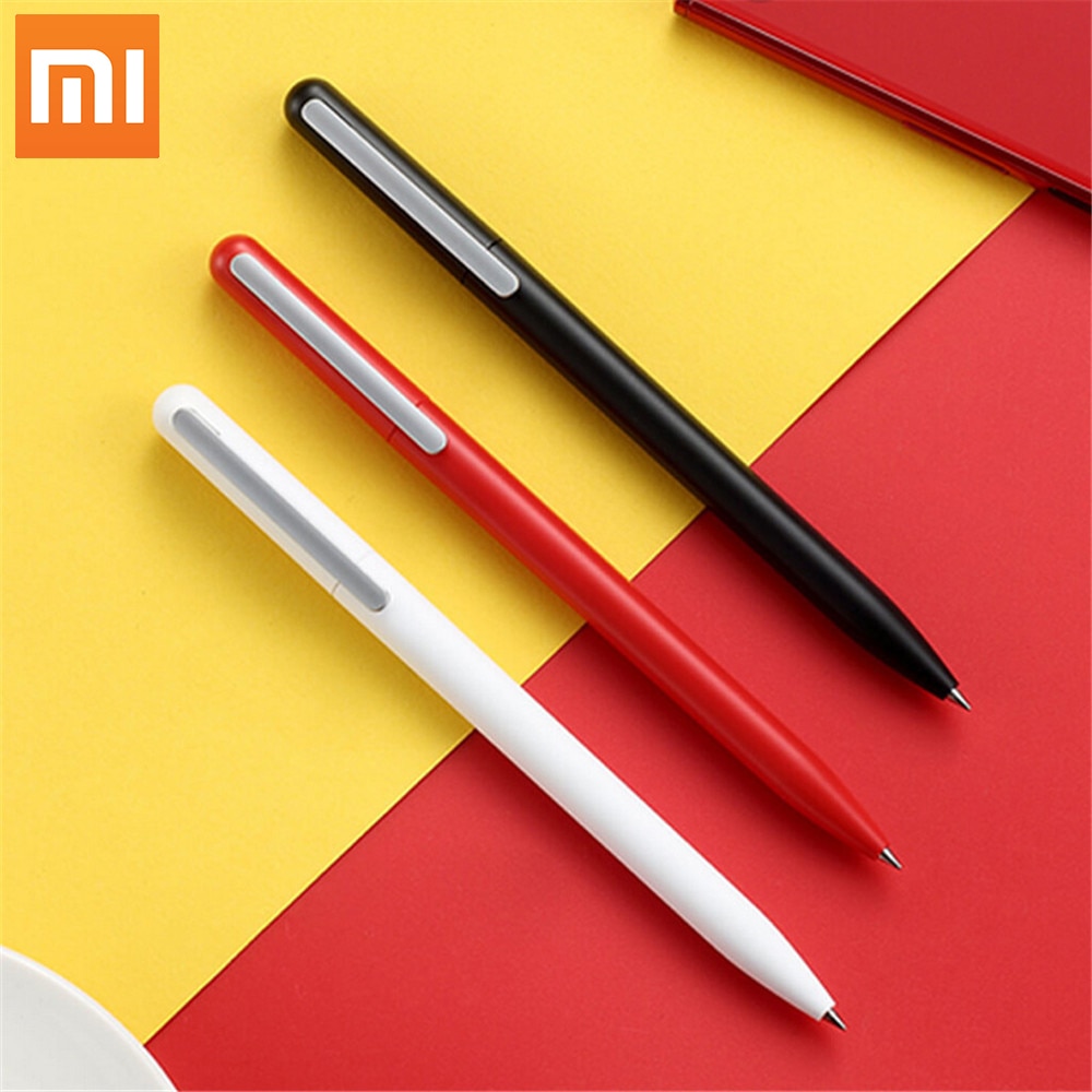 3pcs Originele Xiaomi Pinluo Ondertekening Pen 9.5mm 0.5 Inkt Glad Zwitserland Refill MiKuni Japan Inkt voeg Mijia Pen zwart Refill