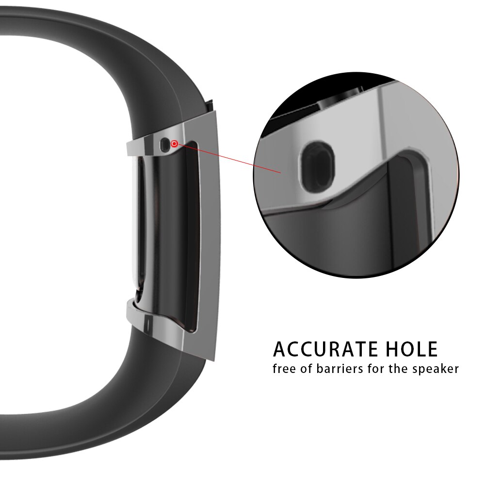 Tpu Case Siliconen Beschermende Voor Fitbit Lading 3 Clear Case Cover Shell Fitbit Lading 3 Band Bescherming Silicone Case Cover