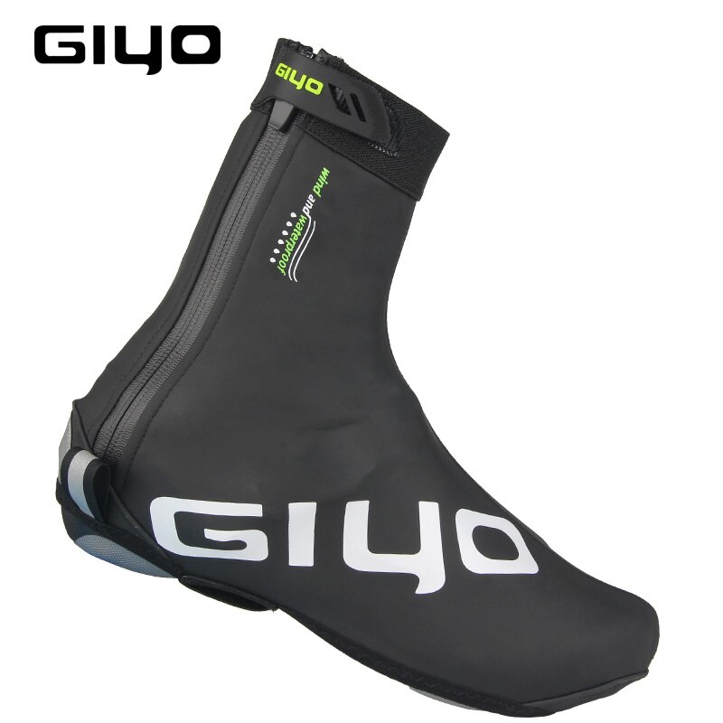 Giyo capa de sapato para ciclismo, à prova d'água, capa para sapatos de bicicleta, reflexiva, à prova de vento, mtb, estrada, inverno, lã, quente, protetor de bloqueio