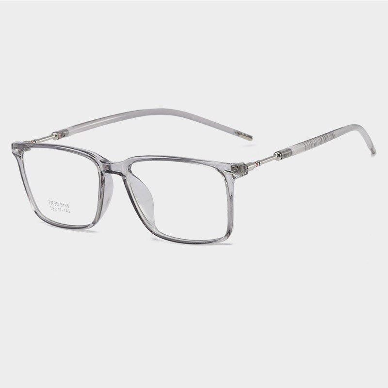 Transparent Eyeglasses Blue Light Blocking Optical Glasses Frames Women Men Computer Eye Glasses Eyewear Square Oculos: Grey
