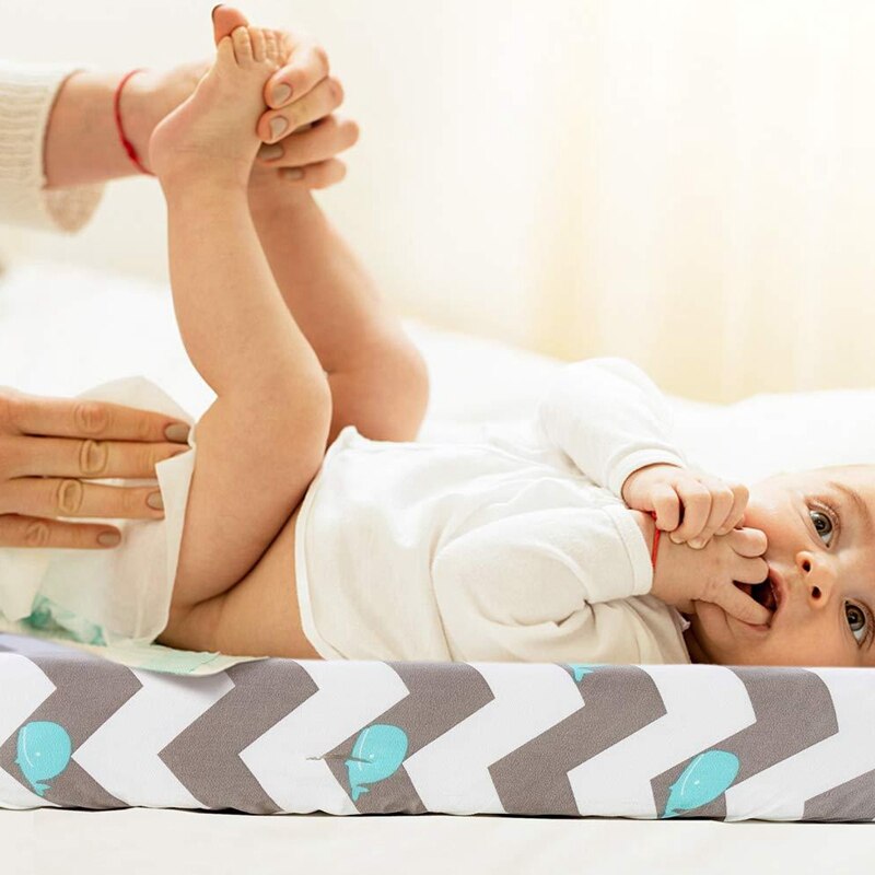 Babyble puslepude blød baby vandtæt madras lagen til spædbørn puslemåtte betræk