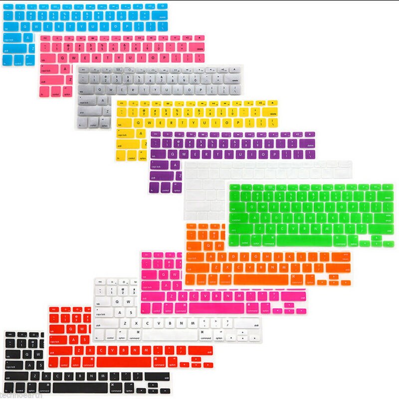 Silicone Keyboard Skin Cover For Macbook Pro Air Mac Retina 13" 15" 17" b38