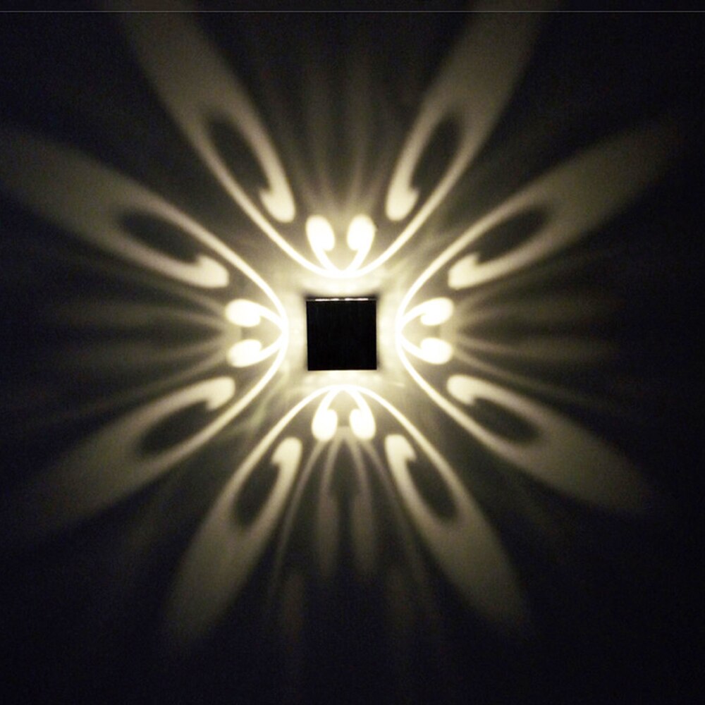 LED Wand Lampe Wand Indoor LED Projektion Bunte Beleuchtung Wand Leuchte Hintergrund Wand Licht für Home Hotel KTV Bar: Warm White