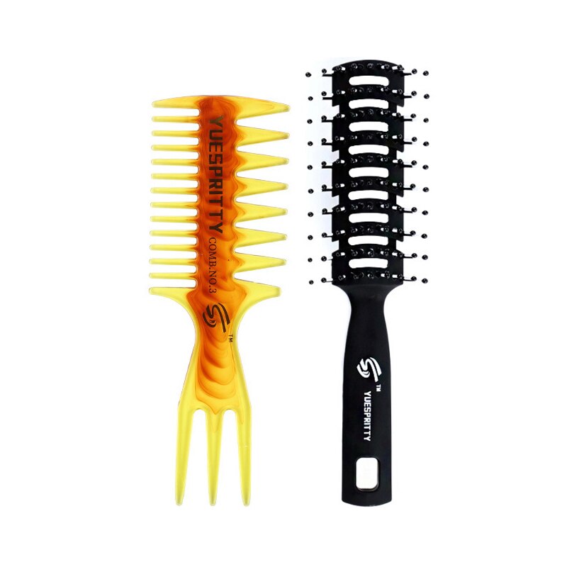 Men's beard comb Hair Oiling Comb For Man Styling Comb Tool Plastic Wide Tooth Comb: HPSNO3 YP