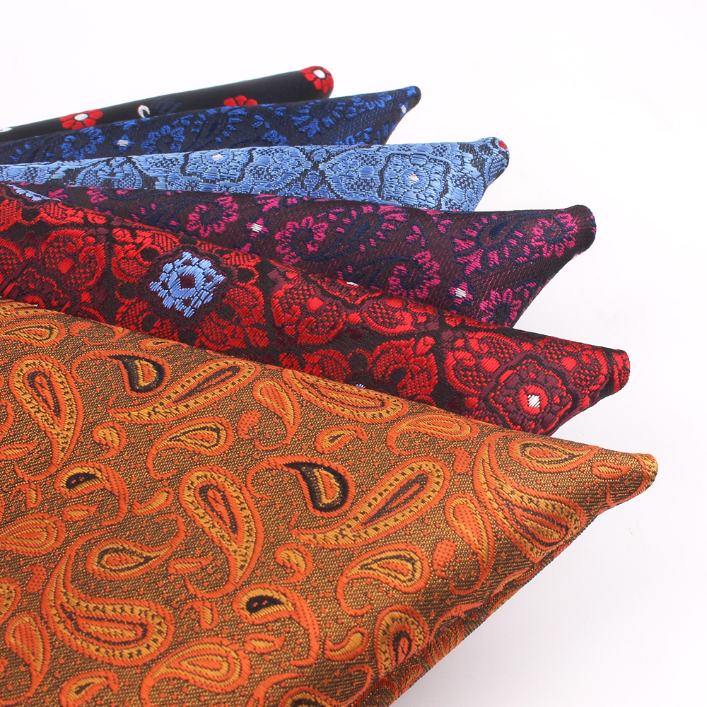 Pakken Pocket Plein Voor Mannen Vrouwen Bloemen Geweven Borst Handdoek Sjaal Heren Zakdoek Mannen Pak Pocket Handdoek Voor bruiloft