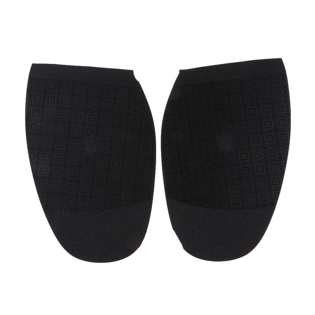 Anti Slip Schoen Reparatie Tools Pad Hak Vervanging Rubberen Onderkant Hakken En Half Zolen, Zwart