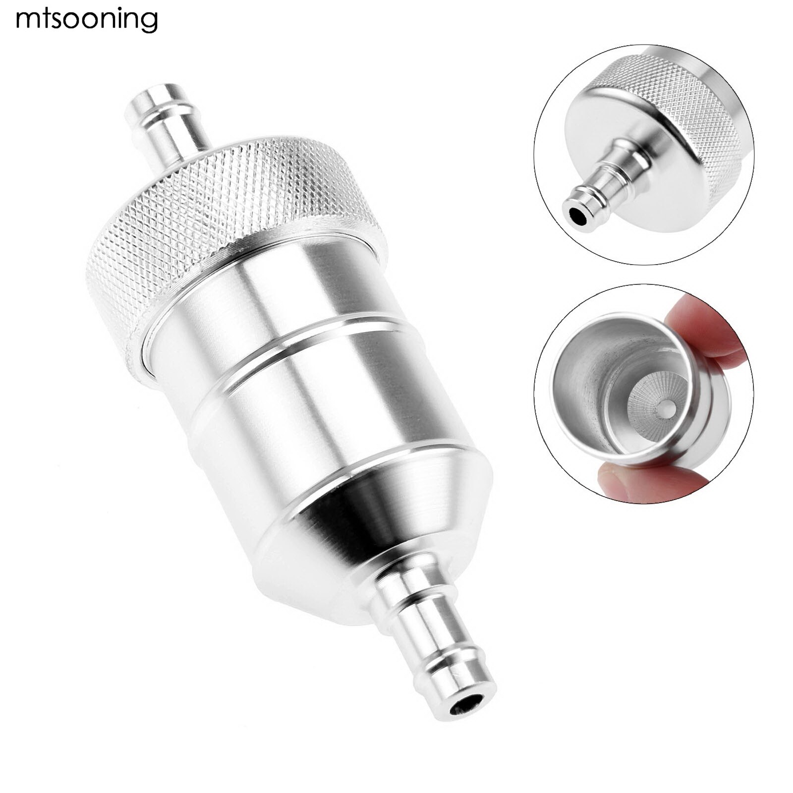 Mtsooning 8Mm Benzine Gas Fuel Filter Cleaner Zilv... Grandado