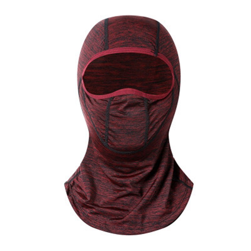 1pc Solid Breathable Summer Cool Balaclava Face Mouth Mask Man Women Unisex Outdoor Cycling Mask Black Mask Mouth Head Cover