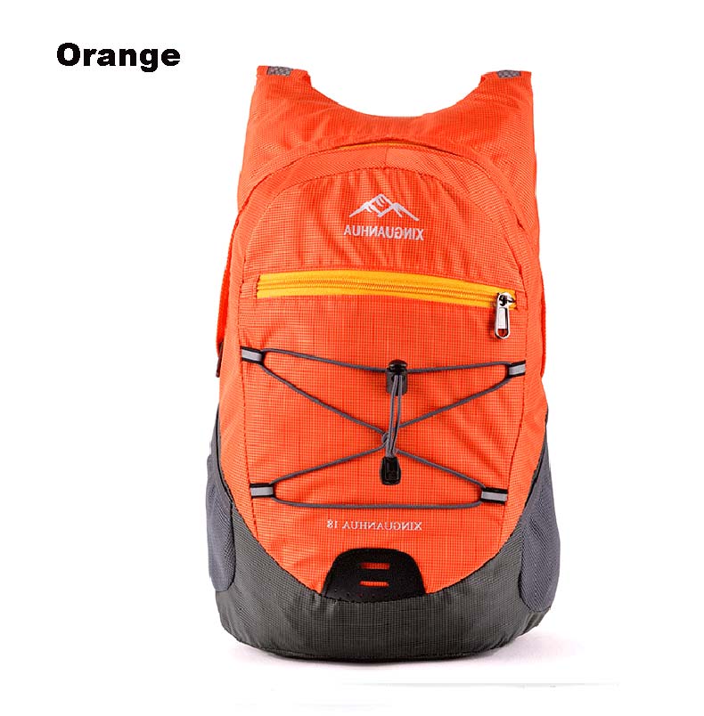 Ultralight Foldable Backpack Portable Backpacks for Teenage Girls Boys Waterproof Nylon Outdoors Hiking Skin Bags Rucksack X665A: orange