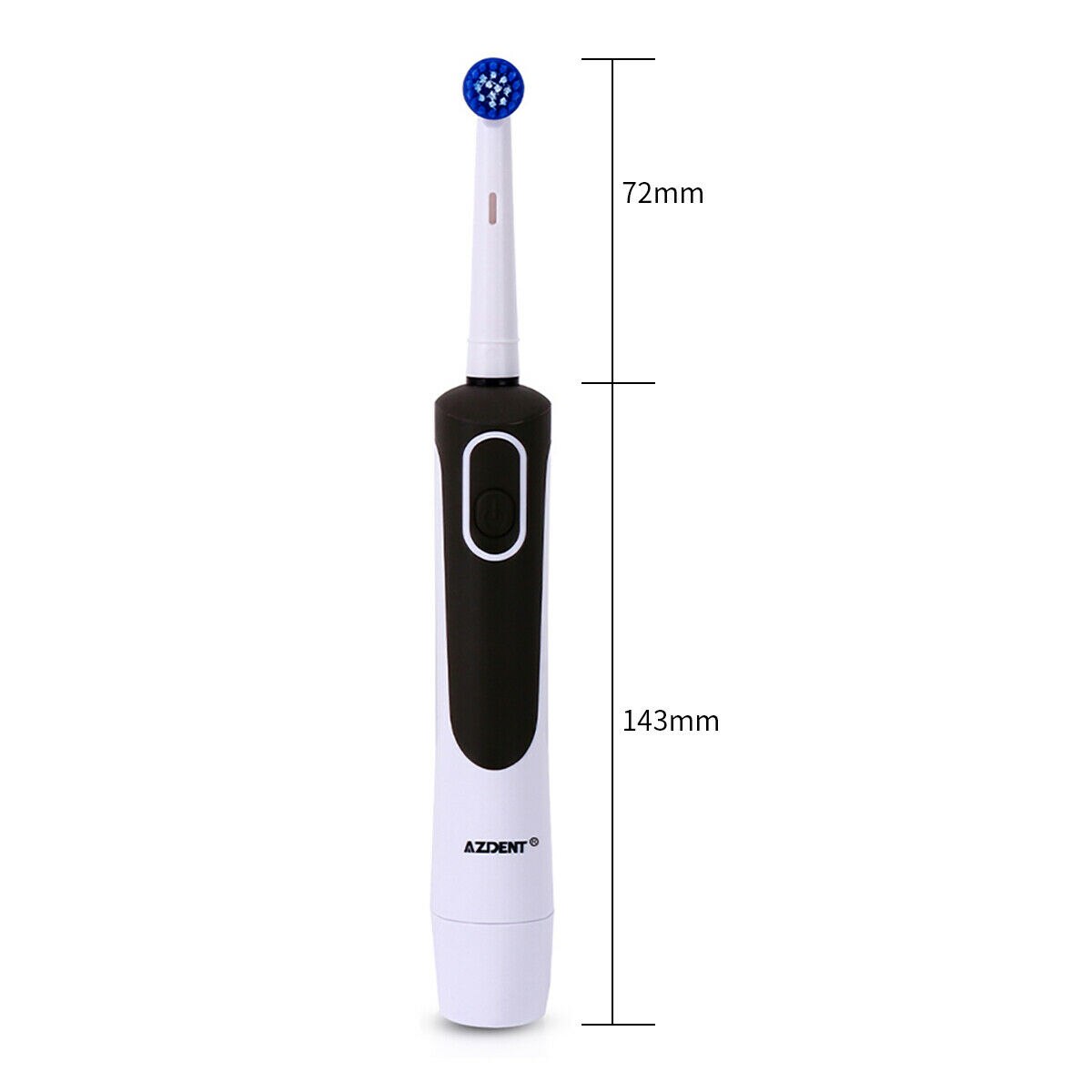 AZDENT Electric Toothbrush + 4* Oral-B Brush Head IPX4 AZ-2Pro(TB09) Black 88g