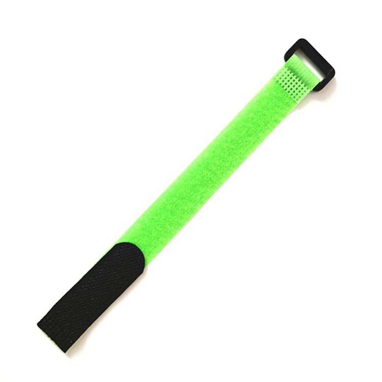 10 Stks/partij 2Cm * 20Cm Nylon Reverse Gesp Klittenbandsluitingen Magic Haak Klittenband Kabelbinders Velcroing Band Sticky lijn Afwerking: Light green