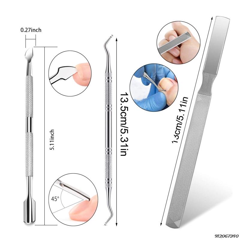 Ingrown Toenail Removal Kit With Case Ingrown Toenail Clippers For Thick Nails Heavy Duty Toenail Clippers For Seniors