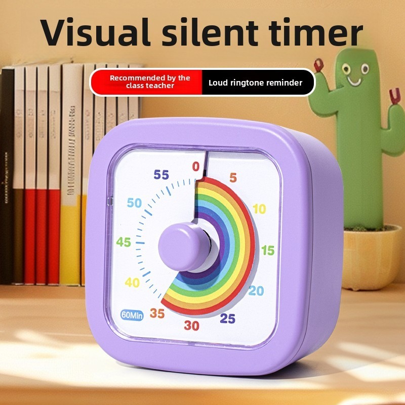 Silent Classroom Timer for Home Yunbaoit Visual Timer With Night Light School Kitchen Accessories Stopwatch Minuteur Stop Watch