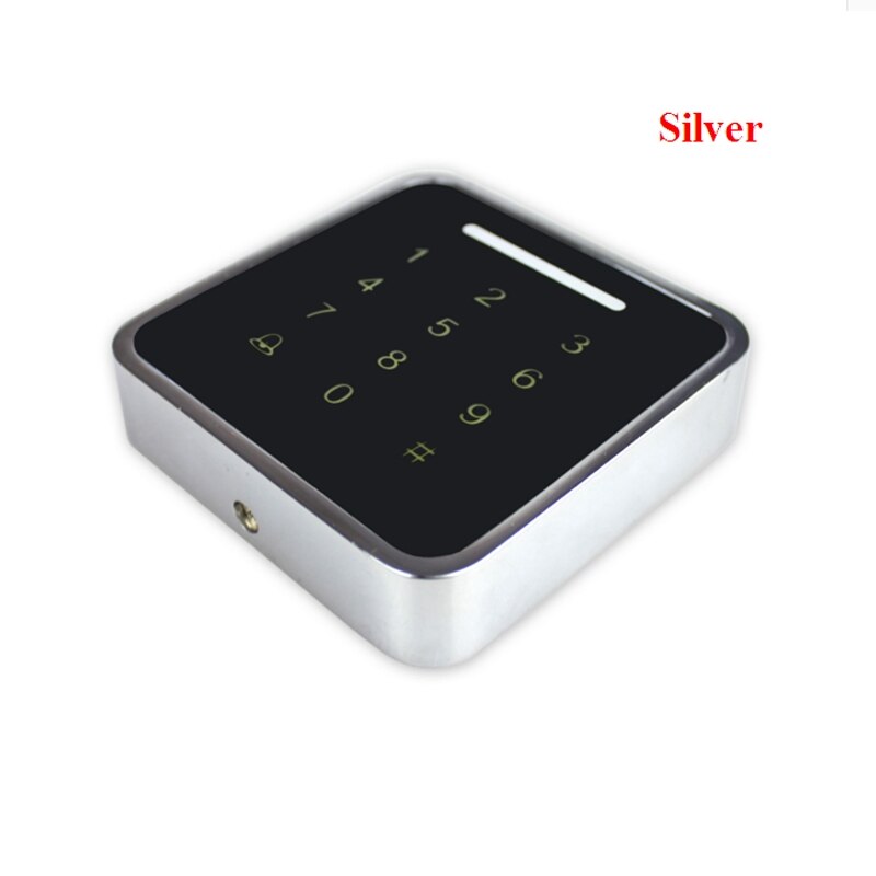 Metal Case Access Controller Password ID Card Reader 125KHz RFID Access Control Keypad 13.56mhz: IC Silver