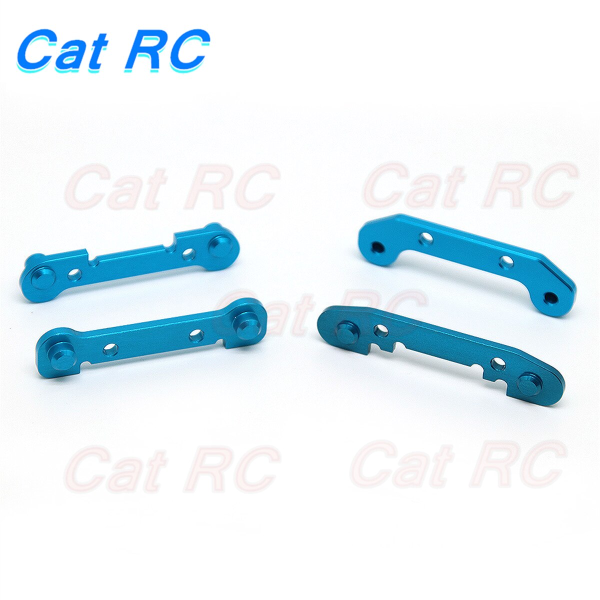 Bras oscillant renforcé en alliage d&#39;aluminium, pièces de rechange catRC pour voiture RC 1/14 Wltoys 144001 1/12 124018 124019: blue 1set