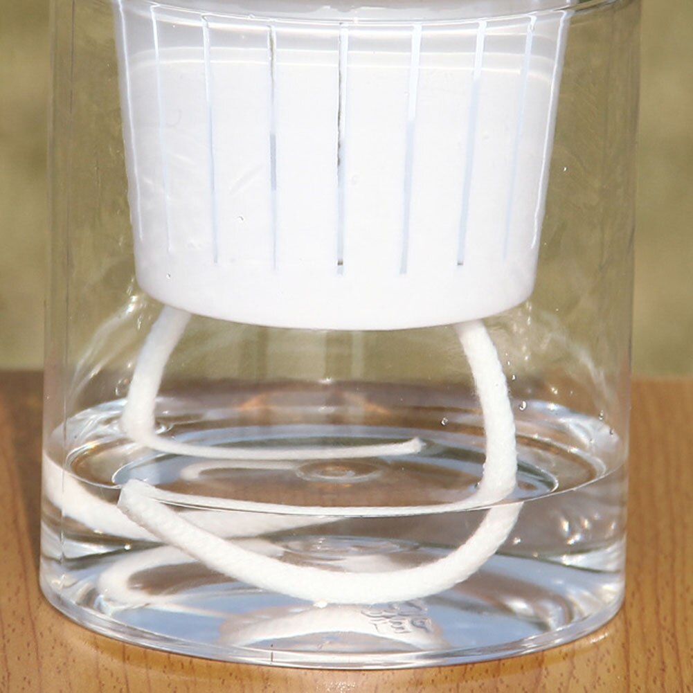 Clear Automatic Water Absorption Self Watering Hydroponic Flower Pot Planter Home Office Decorative