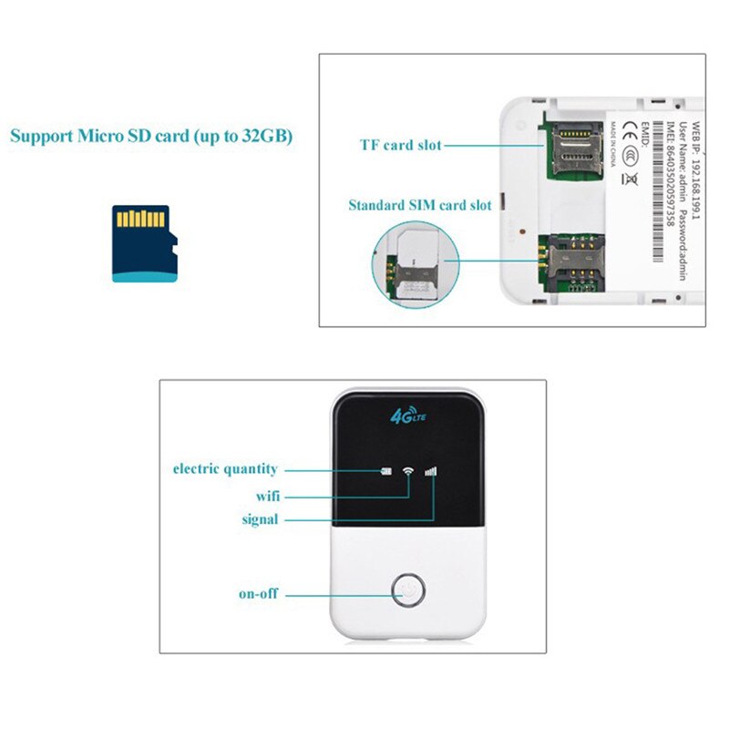 4G Wifi Router Wifi Mobile Hotspot 4G Lte Drahtlose Tragbare Tasche Mini Router Auto Wifi Router Wifi Extender booster Repeater