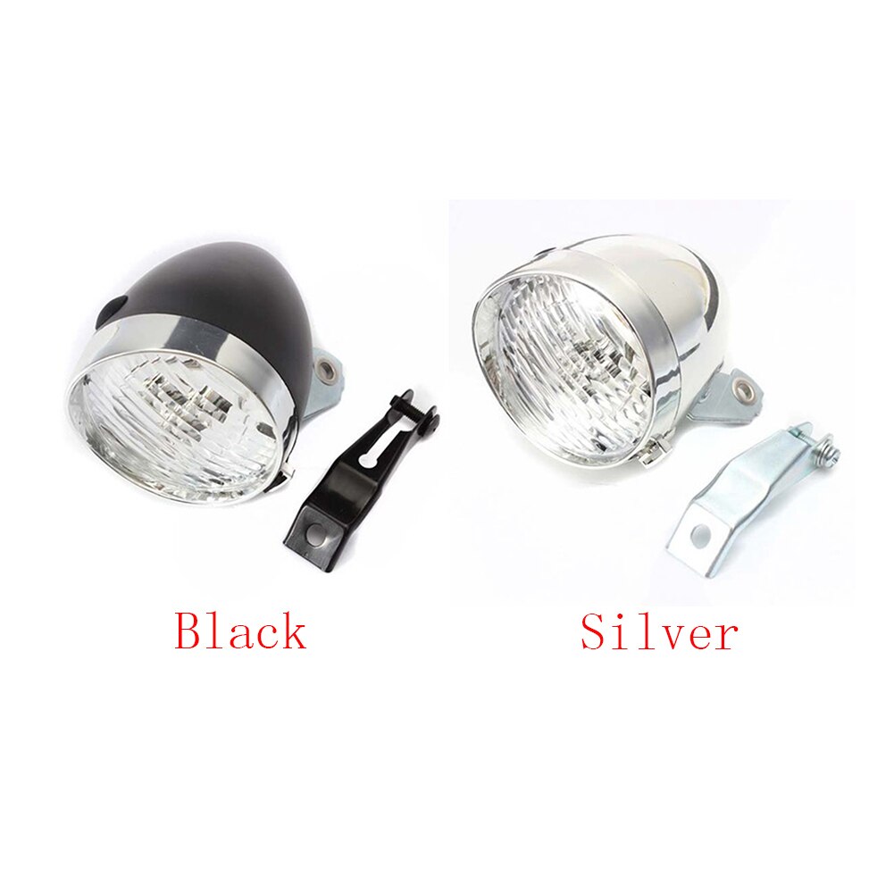 Cykel forlygte cykel forlygte 3 led vintage retro klassisk lampe natridning