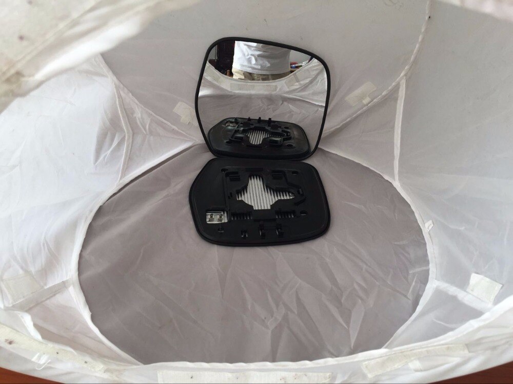 RH side Wing Car Mirror Glass Replacement Toyoto Land Cruiser 1997-2003 plate + heated