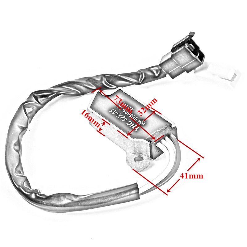 Chargeur de moto noir avec prise régulateur de tension redresseur pour Yamaha XV 535/XV 110 VIRAGO XV 1100 VIRAGO VMX 1200 XV750
