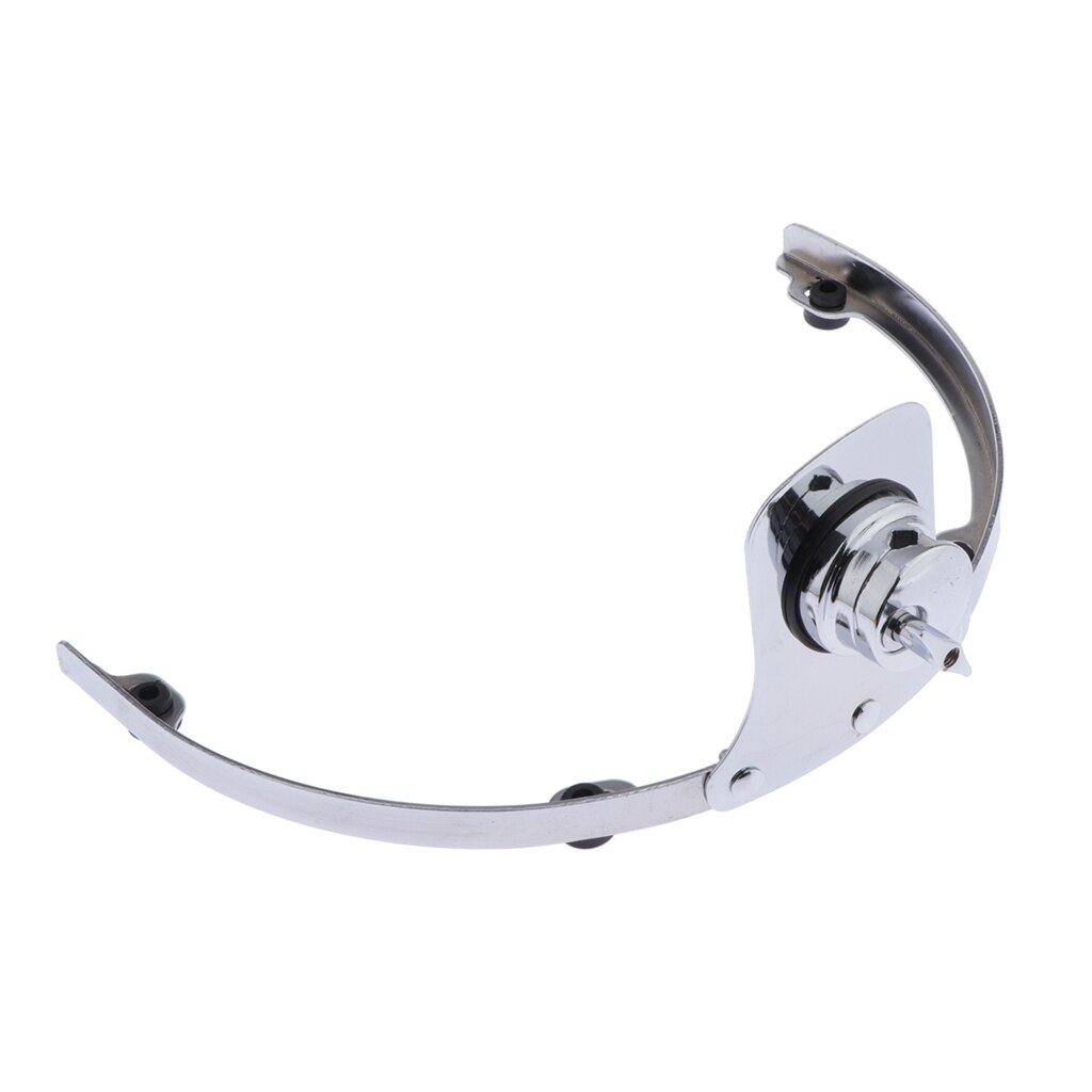 Stainless Steel Drum Suspension Hoop Rim Mount Bracket Hanger for 13 Inch Tom Drum Accessory, Silver