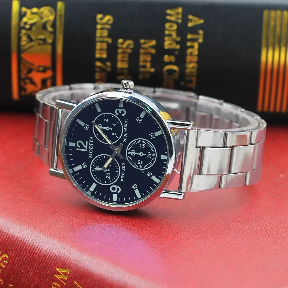 Herrenuhren für Herren, Armbanduhren, Uhren für Herren, Edelstahl, Quarzuhr, 2024, modische Herrenuhren, Luxusuhr