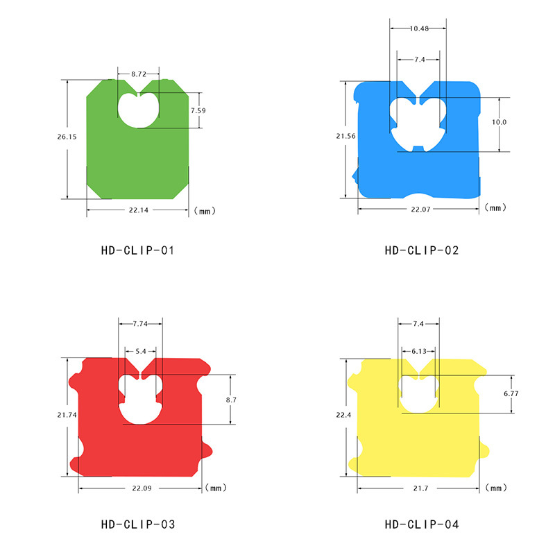 Kleurrijke broodklem voor broodzakken, plastic zaksluiter, voedselzaksluitklem, mini vacuümsluitklem