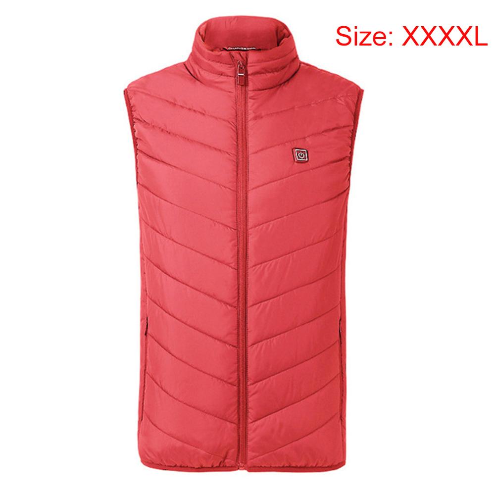 Usb Verwarmde Vest Outdoor Warm Wasbaar Mannen Vrouwen Verwarming Vest Winter Doek Camping Wandelen Verwarmde Jas