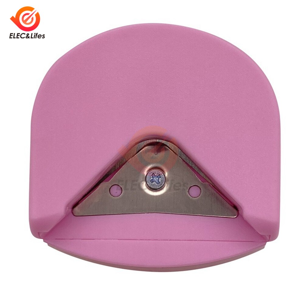 Mini Portable Corner Rounder Paper Punch Card Photo Cutter Diy Craft Scrapbooking Tools Cricut Maker Machine Paper Trimme: pink