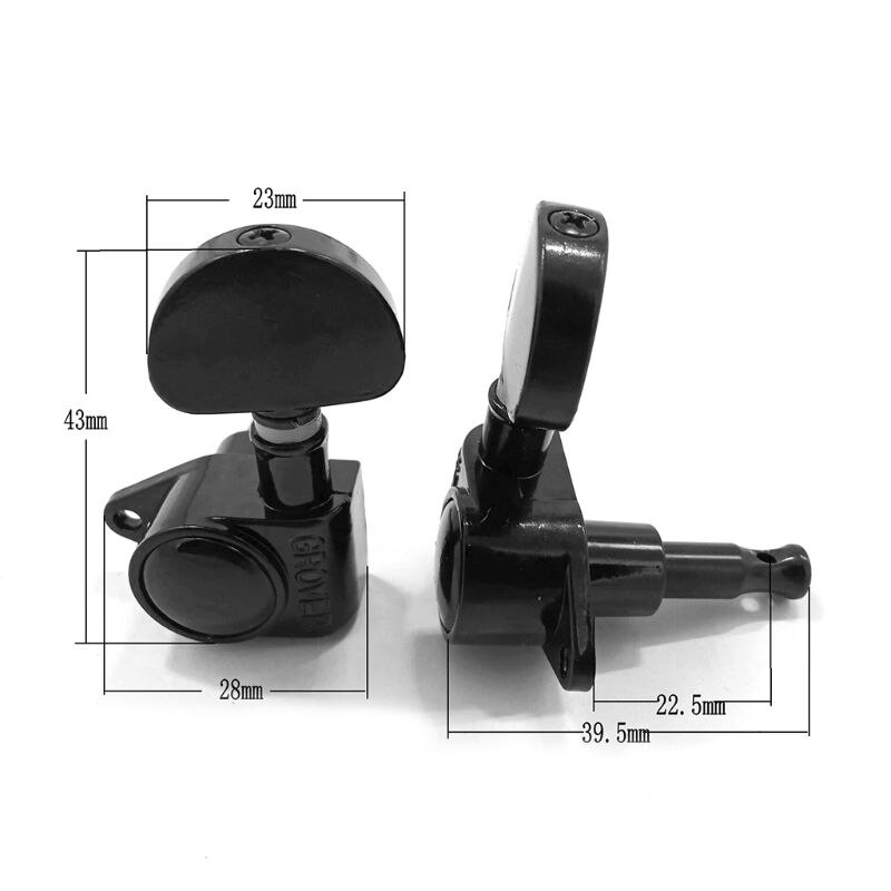 1Set 3L3R Sealed Guitar String Tuner Tuning Peg Machine Head for Electric Guitar PXPF