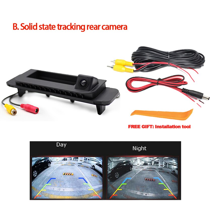 Ccd Hd Kofferbak Handvat Achteruitrijcamera Voor Mercedes Benz C Klasse W205 C180 C200 C280 C300 C350 C63 amg ~: Solid scale camera