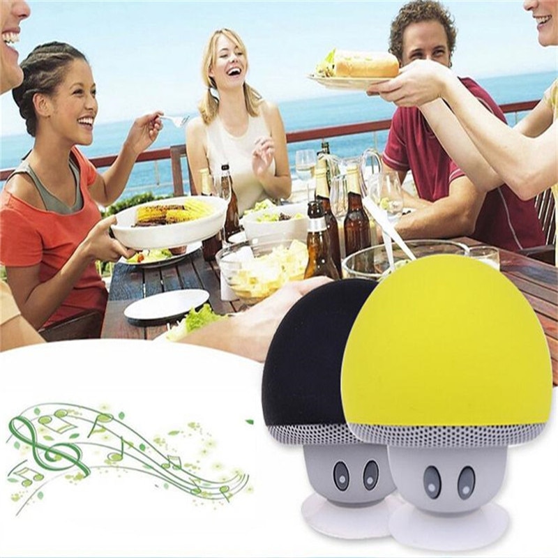 Wasserdichte Tragbare Drahtlose Mini Bluetooth Lautsprecher Loudspeake Pilz Reise Lautsprecher Für Iphone PK BTS06 Q9 A9 S28 A5 C6 A8 y3