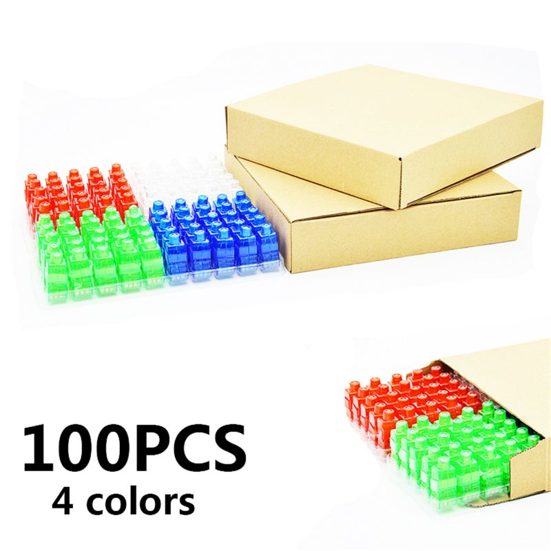 LED Finger Lights 100 Pack Finger Ring Glow Sticks for Kids Adults Bright Party 97BD