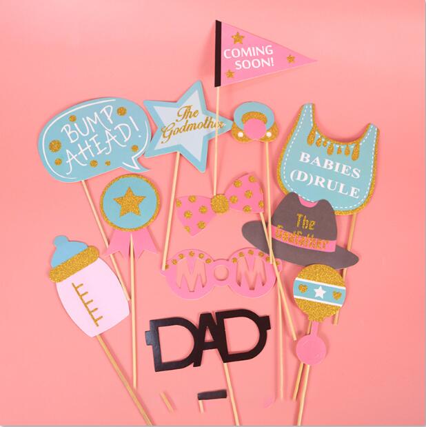 12 pcs Funny Photo Props DIY Selfie Props Decor Wedding Birthday Christmas Graduation Party Photography Flamingo Animal Mask: PH33-bottle