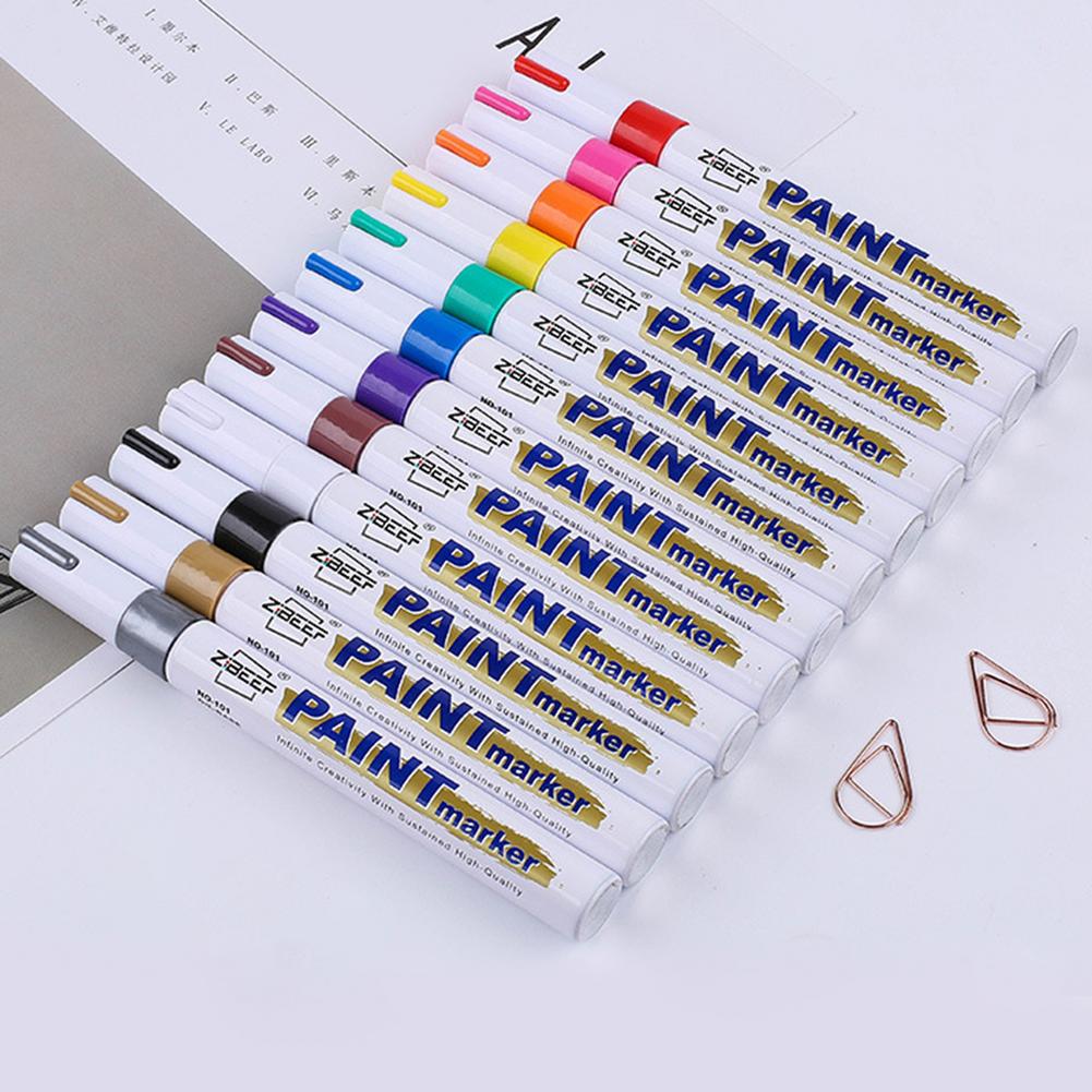Makers Quick-Drying Permanent Makers Marker Pen Mark Oily Optical Disc Glass Ceramic Plastic Marker Logstics Marker Pen