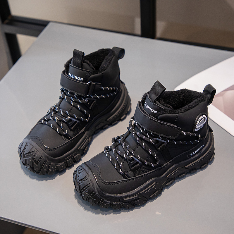 freundlicher Turnschuhe Anti-rutsch Verschleiß-beständig Wanderschuhe für freundlicher Jungen Winter draussen Sport Schuhe Warme Baumwolle Schnee Stiefel für Art