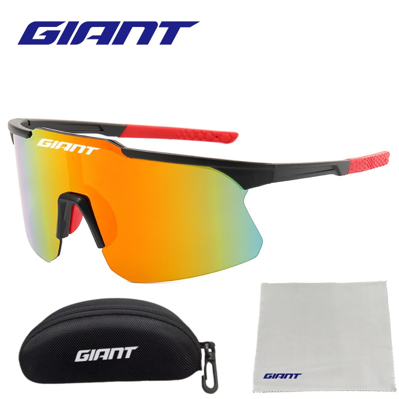 Gafas de sol gigantes para deportes al aire libre, ciclismo, bicicleta, conducción, viajes, se pueden combinar con caja de tela para gafas, hombres y mujeres,: Castaño