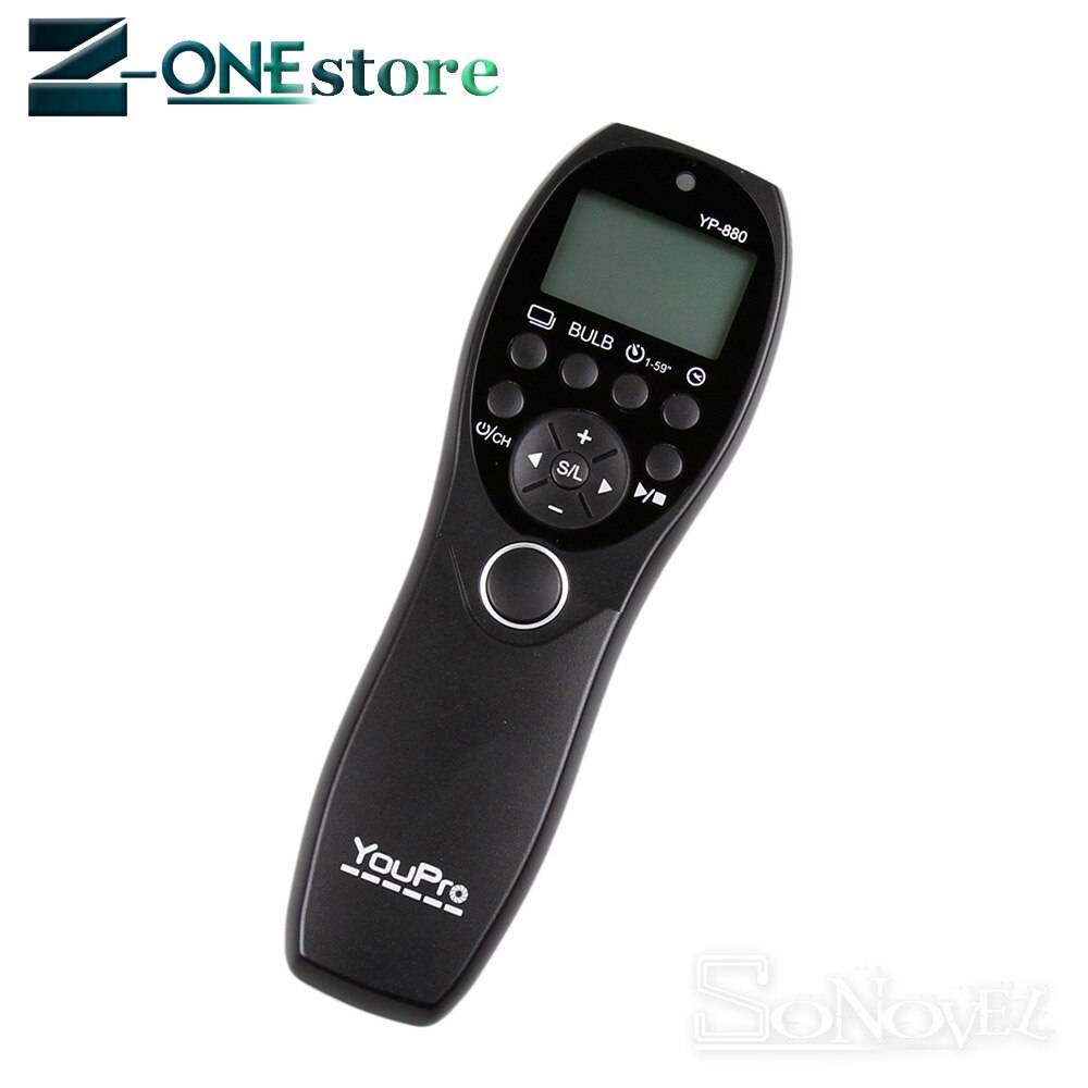YouPro YP-880 S1 Wired Timer Remote Switch Shutter for Sony Alpha DSLR-A900 A850 A700 A580 A300 A200 A77 A57 A35 A33